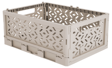 Klappbox av återvunnen plast, large 33 x 24,5 x 13,8 cm