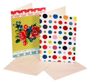 Gratulationskort med kuvert