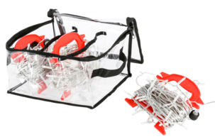 Förvaring ljusslinga, väska med 3 fack och hållare