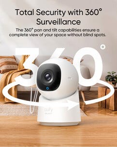Eufy Indoor Cam C220 övervakningskamera 2K med AI