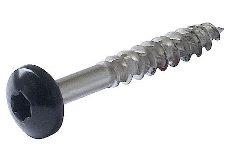 Rännkroksskruv svart