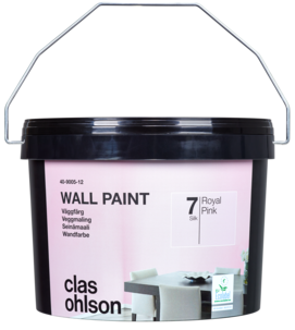 Veggmaling silkematt glans 7, spann på 3 liter