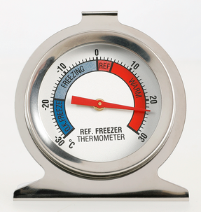 Kjøle- og frysetermometer rustfritt stål