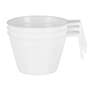 Decilitermått plast med handtag, 3 x 1 dl