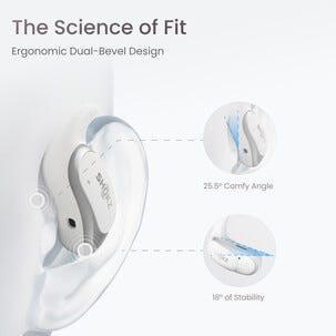 Shokz OpenFit Air open-ear hörlurar, AI brusreducering