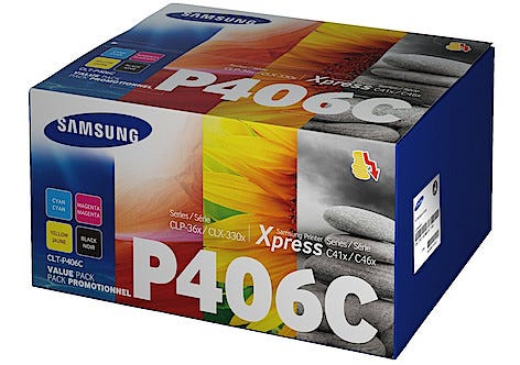 Samsung CLT-P406C Rainbow Kit toner