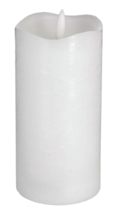 Blockljus LED batteriljus med timer, vit
