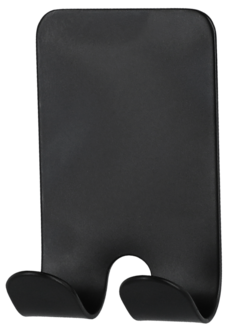 Selvheftende holder til tannbørste, mattsvart