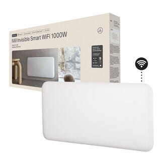 Mill Invisible Smart WiFi element Gen. 4, vit, 1000 W