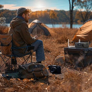 EcoFlow River 3 powerstation, portabel ström