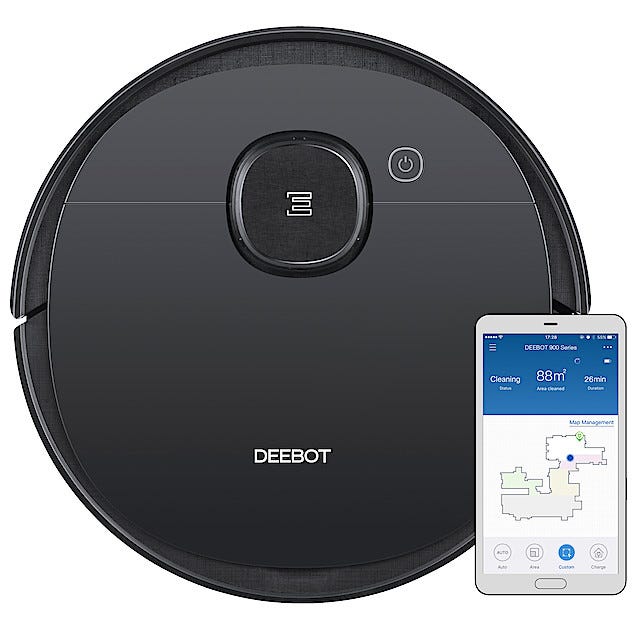 Ecovacs Deebot Ozmo 950 robotstøvsuger | Clas Ohlson Ecovacs Deebot 900 robotstøvsuger | Clas Ohlson