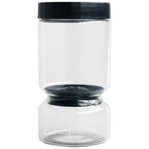 Säilöntäpurkki siivilällä ja kaksikammiojärjestelmällä, 930 ml