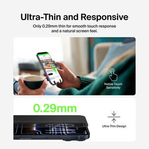 Belkin InvisiGlass Privacy iPhone 17 Pro Max skärmskydd