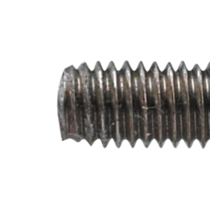 Gängad stång elförzinkad, 1 m