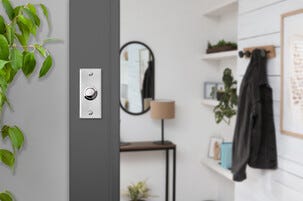 Beslagsboden tryckknapp dörrklocka