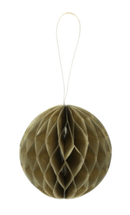 Pappersdekoration bollar