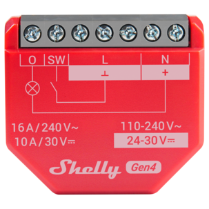 Shelly 1PM Gen4 smartrelé med strømmåler