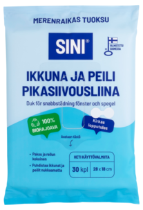 Sini fönster- och spegelrengöringsdukar, 30-pack