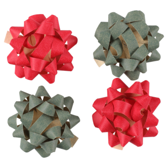 Presentrosett papper 6,5 cm 4-pack