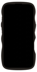 Holdit Wavy Case mobildeksel til iPhone 16, gjennomsiktig