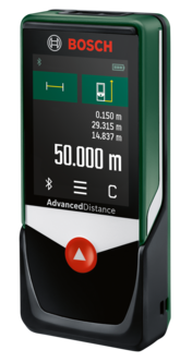Bosch Advanced Distance 50C Etäisyysmittari sovelluksella