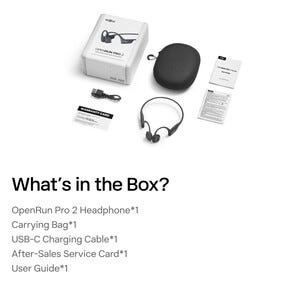 Shokz OpenRun Pro 2 open-ear, bone conduction hörlurar