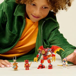 LEGO Ninjago Kais drakrobot - stridspaket, från 6 år