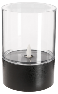 Solcellelykt sylinder 9 cm