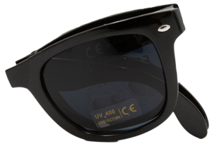 Sammenleggbare solbriller dame og herre, svart