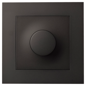 Elko Plus innfelt dimmer for glødepære 370LED svart