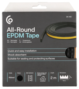 Tätningslist Allround svart