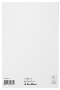 Grattiskort dubbelt med blank insida, 12 x 17 cm