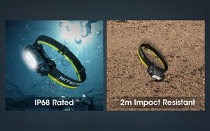 Nitecore NU50 Ladattava otsalamppu, 1400 luumenia