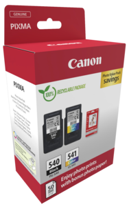 Canon PG-540, CL-541 PVP bläckpatron set