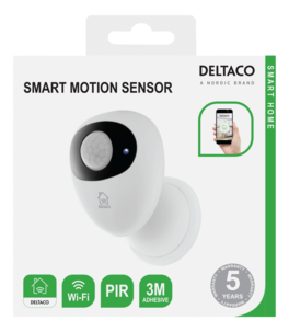 Deltaco Smart Home rörelsesensor, batteri SH-WS01