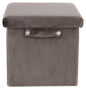 Sittpuff med förvaring, sammet