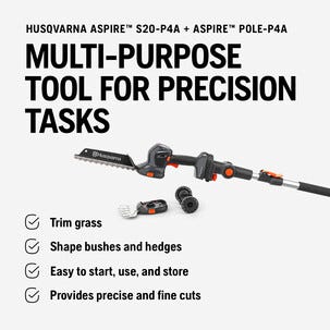 Husqvarna teleskopskaft till Aspire P5 och S20