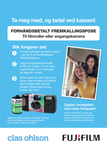 Fujifilm forhåndsbetalt fotopose 36 bilder
