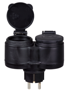 Förgreningskontakt 2-vägs