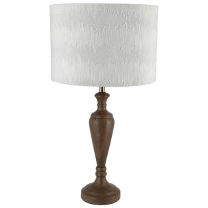 Northlight lampeskjerm linblanding bølgemønster, beige