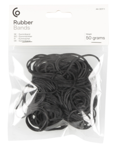 Strikk blandede størrelser 50 gram, svart