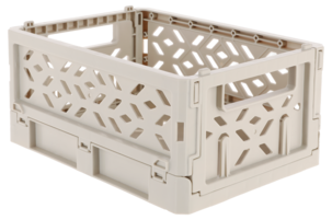 Sammenleggbar boks av resirkulert plast, XS 16,5 x 12 x 8 cm