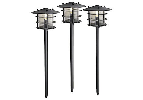 Trädgårdsbelysning Poppy LED 3-pack