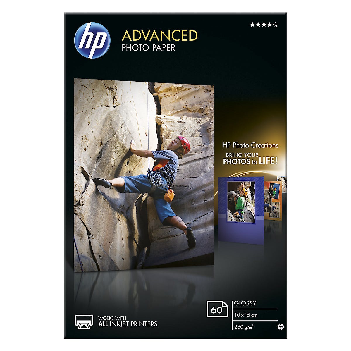 Download Fotopapper 10x15 cm HP Advanced photo paper, Glossy | Clas ... Yellowimages Mockups
