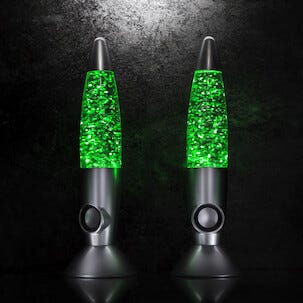 Kaiutin ja glittervalaisin