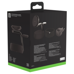 Belkin UltraCharge Pro 3-i-1 Qi2-lader, 25W
