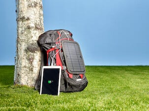 Solcellsladdare med USB 6 W, Exibel