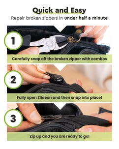 ZlideOn Zipper Waterproof for vanntette glidelåser L, 1-pakning