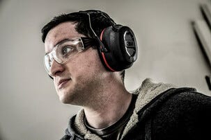 3M Pro-Protect kåpor, hörselskydd med Bluetooth