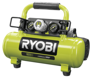 Ryobi R18AC-O batteridriven kompressor, 8,3 bar
